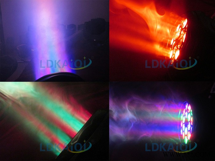 隆迪灯光LD-2103B LED MINI 18x3/1W摇头灯 专业舞台灯光 KTV灯迷 你摇头灯图4