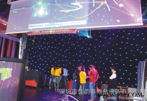 供应JYFLED星空幕布舞台幕布 星空幕布 幕布 舞台大幕图4