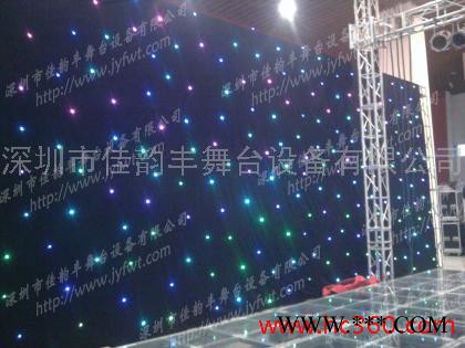 供应JYFLED星空幕布舞台幕布 星空幕布 幕布 舞台大幕图3