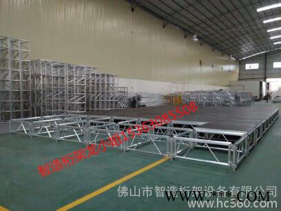 供应佛山智造1.22*1.22舞台，铝合金舞台，舞台桁架，桁架，灯光桁架，铝合金灯架，桁架厂家，舞台厂家，truss架图3