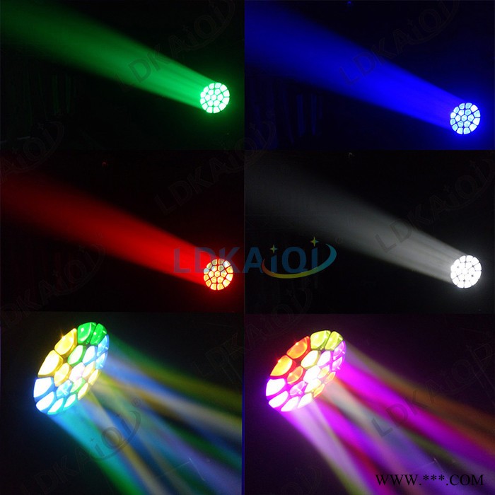 凯奇隆迪 LD-2122G-19 19X15w蜂眼摇头灯  19颗调焦LED染色灯 LED大蜂眼灯 舞台灯光图3