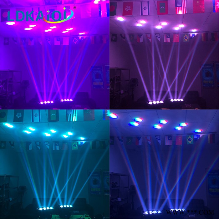 隆迪灯光LD-2140B 8X10W RGBW 4IN1摇头灯 舞台灯光演唱会光束灯 酒吧光束摇头灯图3