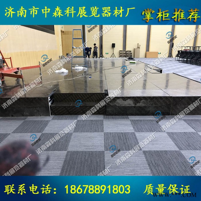 济南森科1.22*1.22 活动快装舞台钢铁舞台户外搭建舞台桁架图2