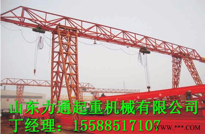 大量出售花架式龙门吊  直销各种规格**龙门吊 山东龙门起重机 MHh型葫芦门式起重机(桁架)图3
