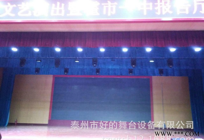 生产,电动伸缩对开移动门显示屏,舞台幕布阻燃升降机定做图2