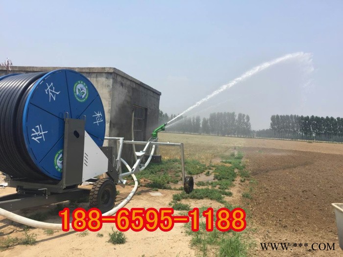 卷盘式喷灌机 易操作大型麦田喷灌机 全新桁架式浇地工具图7