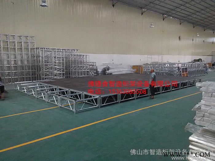 供应佛山智造1.22*1.22铝合金舞台，舞台，舞台桁架，桁架，舞台灯光，桁架厂家，桁架批发，truss架，灯光架，太空图2