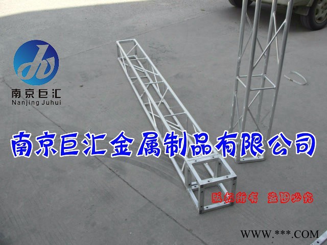 南京巨汇花艺布置 婚庆钢铁背景架 婚庆展架 婚礼照片墙 20桁架喷绘架 南京舞台桁架厂家图3