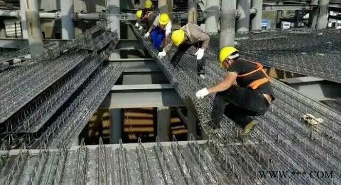 TD3-70，TD3-80 源头厂家大量供应镀锌底板厚度0.5自带钢筋的钢筋桁架楼承板图6