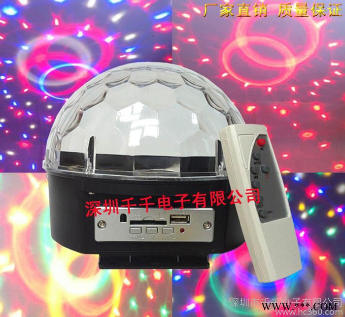 声控led水晶魔球 ktv闪光灯舞台灯光酒吧灯舞厅镭射灯婚庆图1