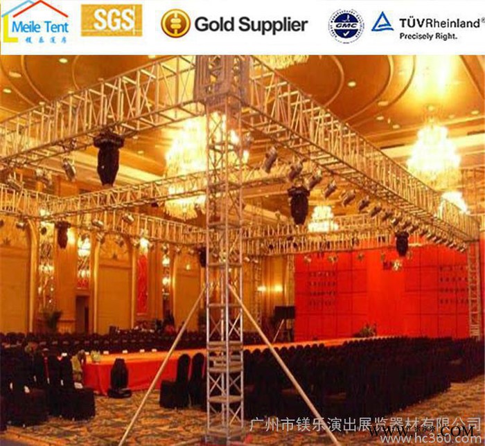 舞台桁架 酒店活动舞台灯光架 户外铝合金桁架螺丝连接搭建图3
