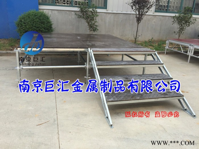 南京巨汇花艺布置  南京舞台桁架** 钢铁雷亚架舞台 钢铁舞台 大型拼装舞台