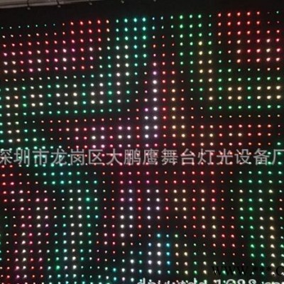 新款舞台灯光设备 DJ台 LED视频显示屏幕布 动画图案P1