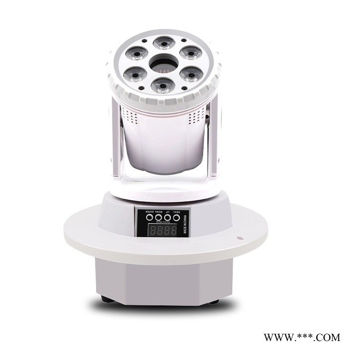 捷创双子星KTV包房智能光束灯摇头灯旋转酒吧婚庆LED染色激光舞台灯光 双子星摇头图案灯图6