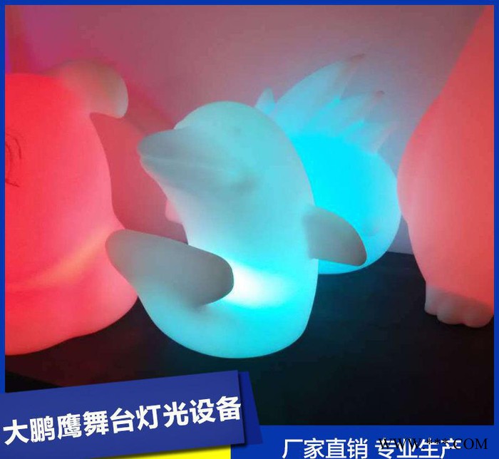 舞台灯光LED幻彩灯迷你小雪人七彩变色王 图案可定制图3