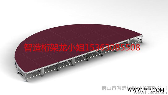供应佛山智造1.22*1.22铝合金舞台，舞台桁架，舞台，舞台灯光，桁架，桁架厂家，桁架批发，truss架，太空架