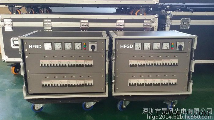 5U12路3.5KW直通箱舞台灯光音响流动演出配电柜电源箱防水工业插图1