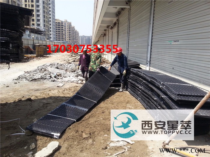 山西太原PVC排水板作用.塑料排水板价格疏水板种植绿化排水板生产厂家十字排水板隔根板施工工艺**图7