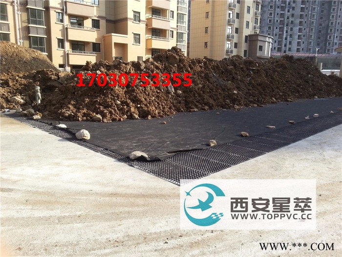 山西太原PVC排水板作用.塑料排水板价格疏水板种植绿化排水板生产厂家十字排水板隔根板施工工艺**图5