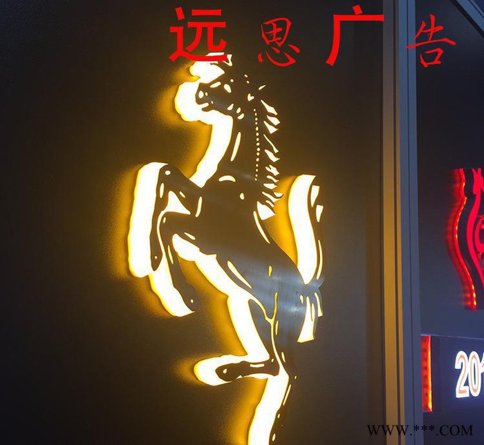 直销精工迷你树脂发光字亚克力发光字PVC发光字专业定制图3