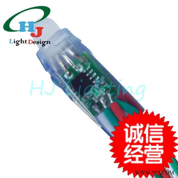 定制            ws2811 12mm穿孔字图2