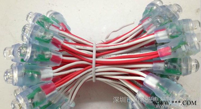 供应高亮发光字F8红光穿孔 12MM红光外露灯串价格图3