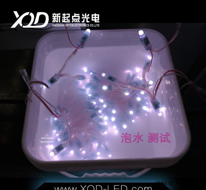 LED外露灯，高亮12MMRGB广告招牌灯，5V 12V灌胶穿孔字图3