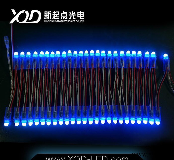 LED外露灯，高亮12MMRGB广告招牌灯，5V 12V灌胶穿孔字图2