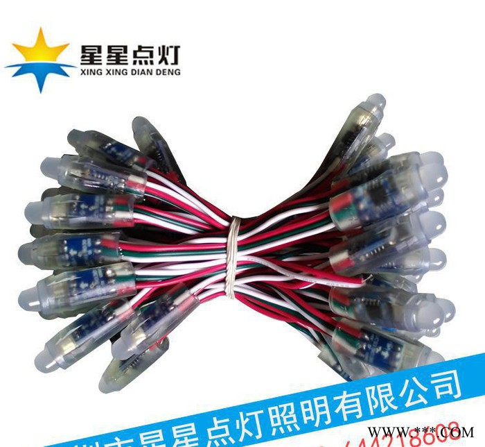 全彩穿孔字12mmLED外露灯串、发光字、超高亮图3