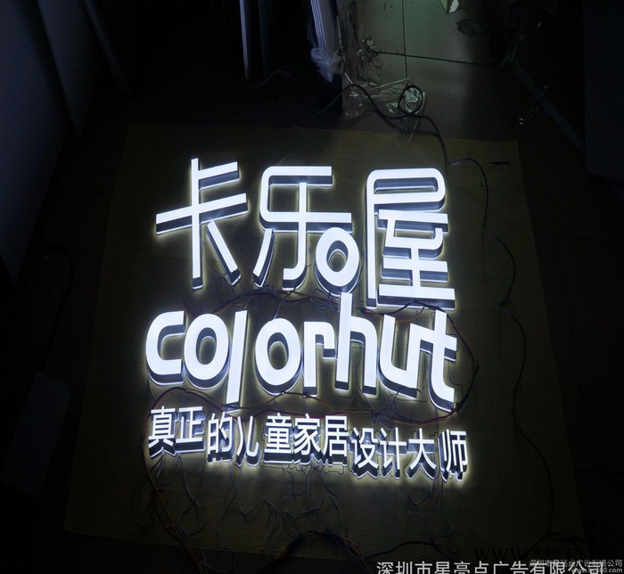 LED迷你字 迷你发光字 树脂发光字 亚克力发光字图2