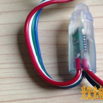 供应广告发光字灯串WS2801外露灯串IP68