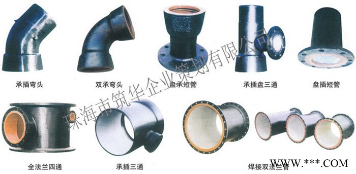 球墨铸铁管件 双承之字管  耐用防腐蚀 全系列规格有售图3