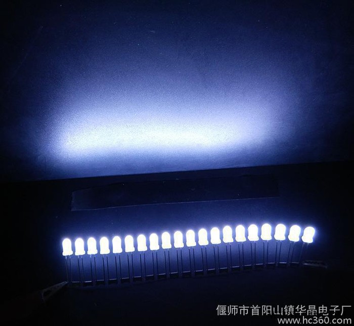广告电子灯箱专用连体灯、LED连体雾发白（乳白）LED发光字灯珠图3