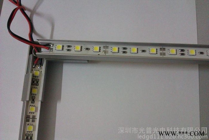 超薄灯箱专用LED灯条,4mm宽5730硬灯条双面铝板。LED灯带，LED软灯条，高亮树脂字，迷你字专用灯条，超高亮光带图5