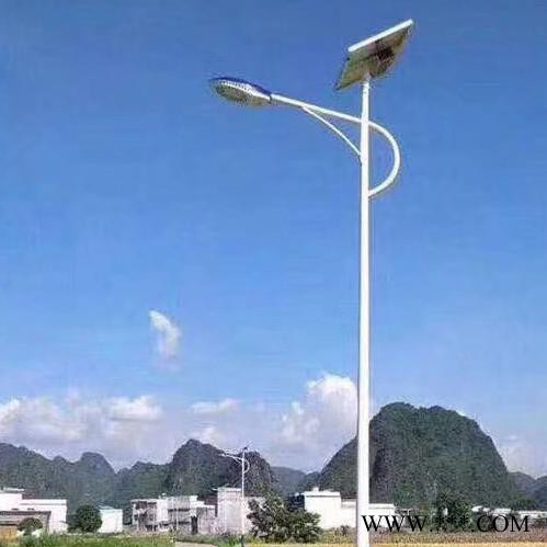 供应户外LED太阳能路灯 单臂双臂A字臂太阳能路灯 6米7米8米市政太阳能路灯 农村太阳能路灯 厂家直供 可来图来样加工