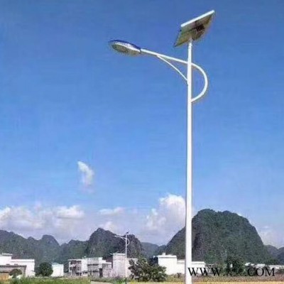 供应户外LED太阳能路灯 单臂双臂A字臂太阳能路灯 6米7米8米市政太阳能路灯 农村太阳能路灯 厂家直供 可来图来样加工