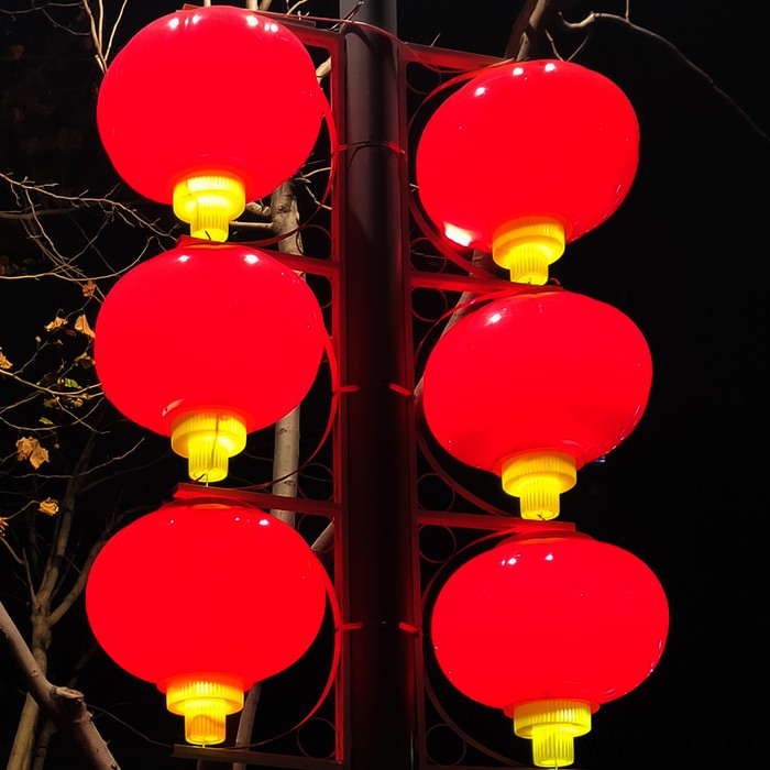 led中国结带字中国结厂家灯笼led灯笼带字灯笼制作图8