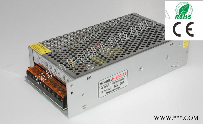 开关电源12V250W防雨电源20A发光字LED灯带灯条电源天津图1