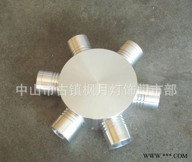 大功率led十字星光射灯外壳 LED壁灯 6W 装饰用图2