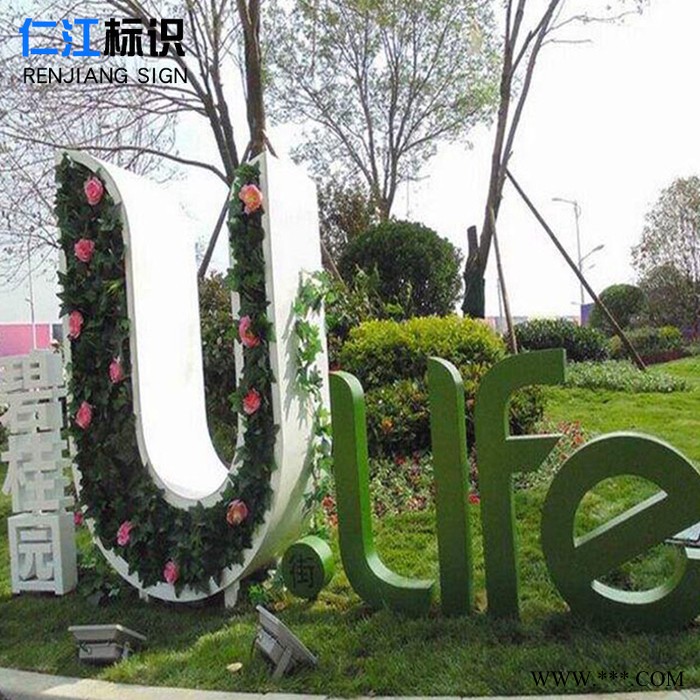 双面立体落地发光字图5