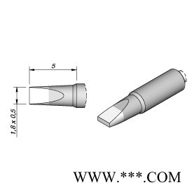 原装JBC烙铁芯C105-214烙铁头1.8mm一字平头 C