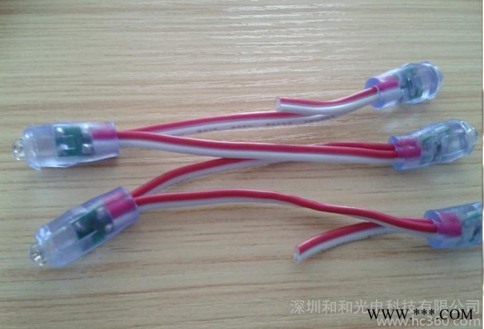 供应F5红光外露灯串 LED发光字9MM红光灯串图3
