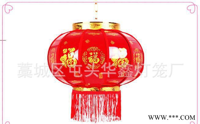 旋转LED走马灯笼 水晶圆形福字走马灯 直销可定做图2