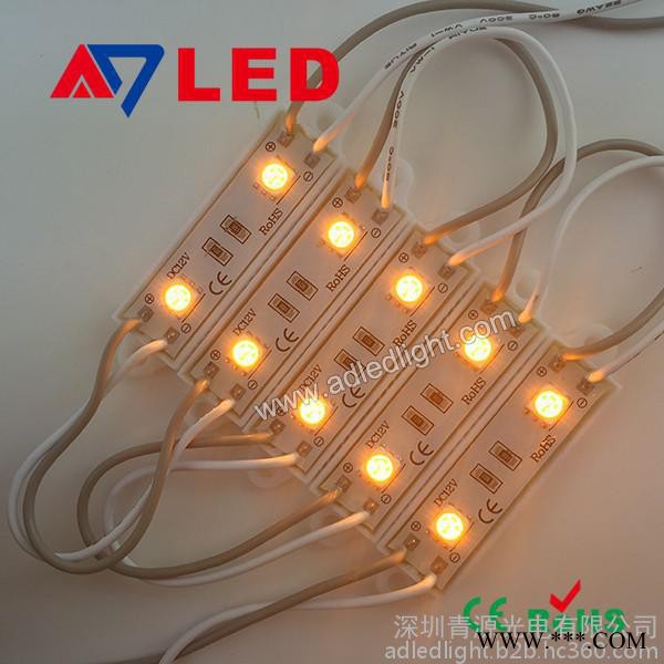 LED发光字 供应2灯5050模组LED贴片模组LED发光字LED模组LED5050图2
