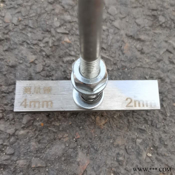 铁路测量锤 轨缝检查锤 一字镀锌检测锤试验尺 道岔密贴调整锤 纽威达快递发货