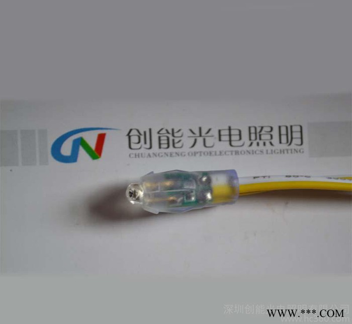 5V  9mm白光铁皮字 外露灯串图2