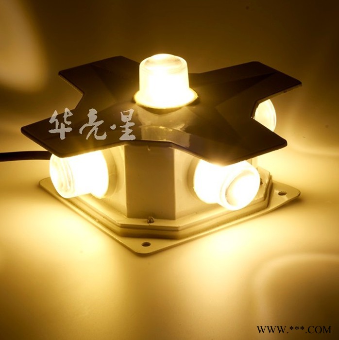 景观楼体亮化led十字星光灯工程厂家批发图4