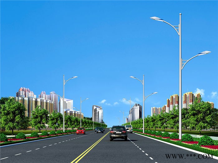 供应小区led路灯 道路led照明路灯 室外led路灯 A字臂led路灯 大功率led路灯 厂家直供 规格种类多图2