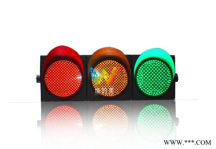 400mm交通信号灯 led红黄绿交通信号灯 十字路口信号灯