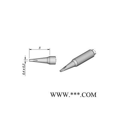 西班牙原装JBC烙铁芯C105-117烙铁头0.4mm一字平